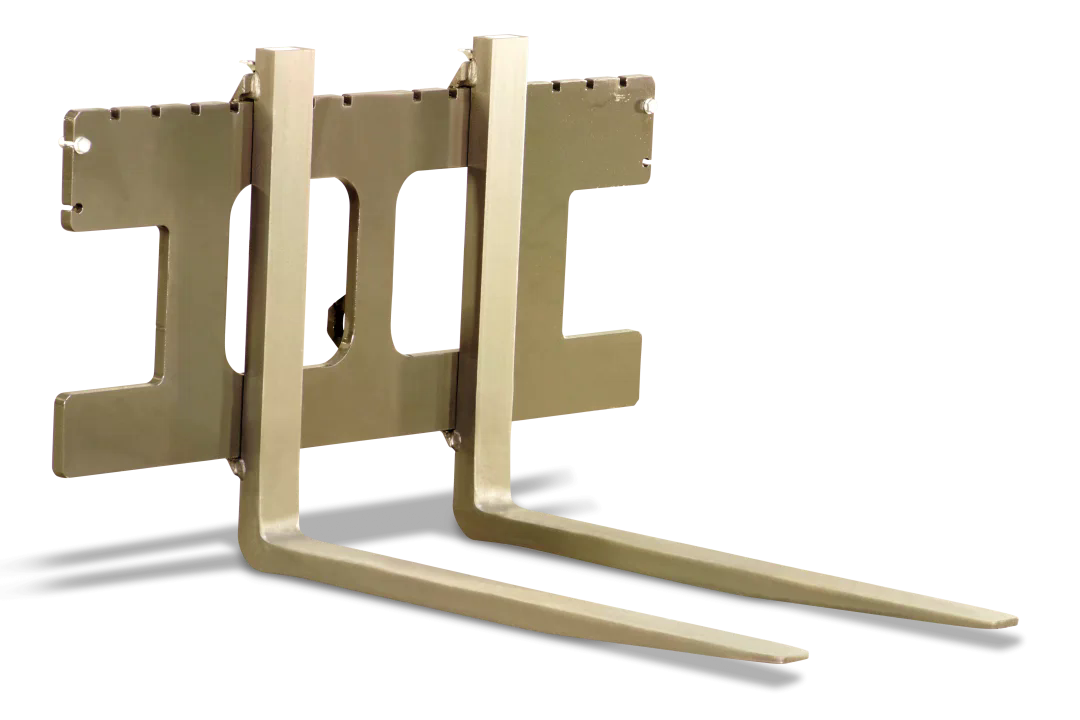 Pallet fork for telescopic loaders